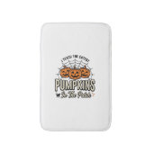Süßes Kürbis-Lehrer-Halloween-Design_1 Badematte (Vorderseite Vertikal)