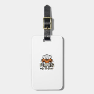 Süßes Kürbis-Lehrer-Halloween-Design_1 Gepäckanhänger