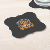 Süßes Kürbis-Oma-Halloween-Design_1 Untersetzer (angewinkelt)