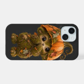 Süßes Kürbis-Waldtier iPhone 15 Hülle (Rückseite (Horizontal))