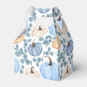 Süßes Kürbisbaby-Dusche Geschenkschachtel (Rückseite)