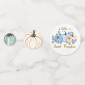 Süßes Kürbisbaby-Dusche Konfetti (Rückseiten)