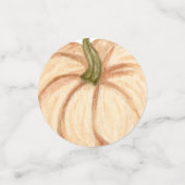 Süßes Kürbisbaby-Dusche Konfetti (Klein Vorderseite)