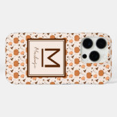 Süßes Kürbismuster Case-Mate iPhone Hülle (Rückseite (Horizontal))