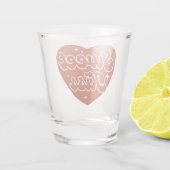 Süßes Kuss Shotglas Schnapsglas (Rückseite)