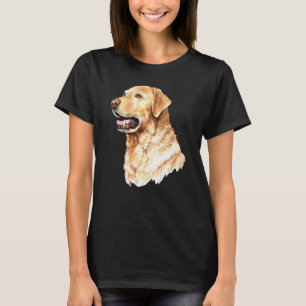 Süßes Labrador Retriever Hund Portrait Lab Liebhab T-Shirt