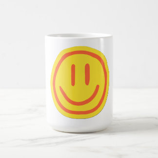 Süßes Lächeln Gesicht | Positives Glückliches Emoj Kaffeetasse