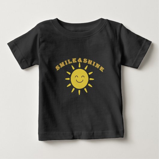Süßes Lächelnde Sonne Baby T-Shirt (Vorderseite)