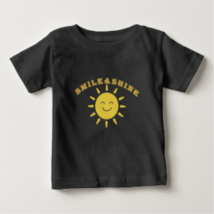 Süßes lächelndes Sonnen-Baby-T-Shirt Baby T-shirt