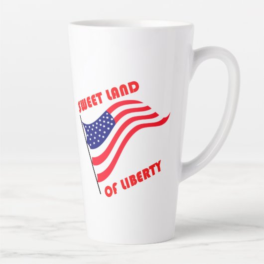 Süßes Land der Freiheit Milchtasse (Rechts)