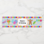 Süßes Land Party Wasser Flasche Etikett (Einzelnes Label)