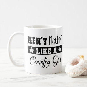 Süßes Landmädchen Farm Pferd Western Line Dance Kaffeetasse