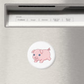 Süßes laufendes Ferkel Schwein Magnet (In Situ (Geschirrspüler))