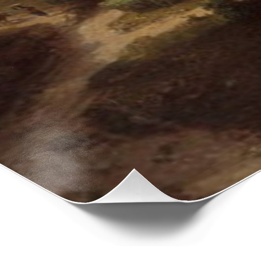 Süßes Leben in der Zuckermühle Poster (Ecke)