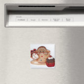 Süßes Lebkuchen in Teacup Magnet (In Situ (Geschirrspüler))