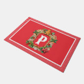 Süßes Lebkuchen Monogramm Fußmatte (Schrägansicht)