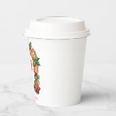 Süßes Lebkuchen Monogramm Pappbecher (Links)