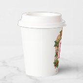 Süßes Lebkuchen Monogramm Pappbecher (Rechts)