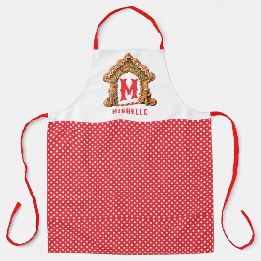 Süßes Lebkuchen Personalisiert Schürze (Vorderseite)