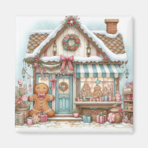 Süßes Lebkuchenhäuschen Cottage 2 Magnet