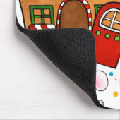 Süßes Lebkuchenhäuschen Weihnachtsmauspad Mousepad (Ecke)