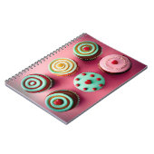 Süßes Leckerei Cupcakes II Notizblock (Linke Seite)
