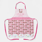 Süßes Leckerei Schokolade Erdbeeren und Kuchen Pop Schürze (Vorderseite)