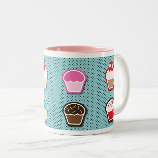 Süßes Leckereien Bäcker - Cupcake Lover Tasse (VorderseiteRechts)