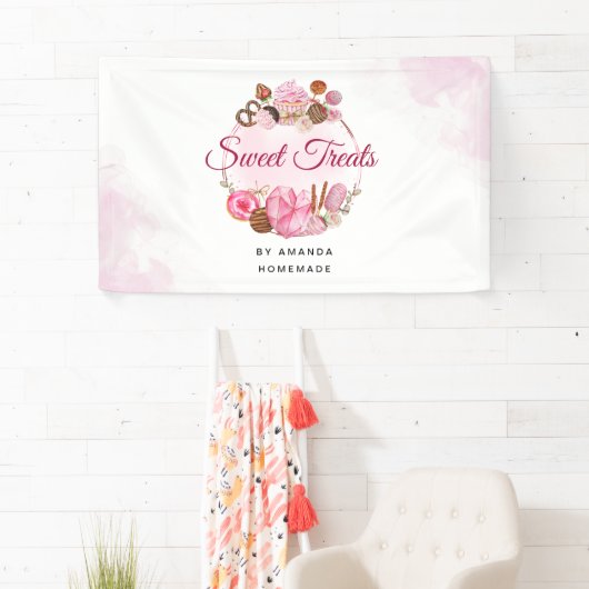 Süßes Leckereien Bäckerei Banner (Insitu)