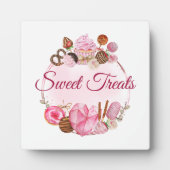 Süßes Leckereien Bäckerei Fotoplatte (Vorderseite)
