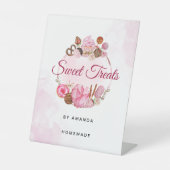 Süßes Leckereien Bäckerei Sockelschild (Vorderseite)