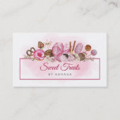Süßes Leckereien Bäckerei Visitenkarte (Vorderseite)