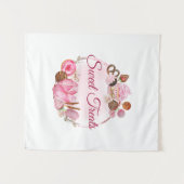 Süßes Leckereien Bäckerei Wandteppich (Vorderseite (Horizontal))