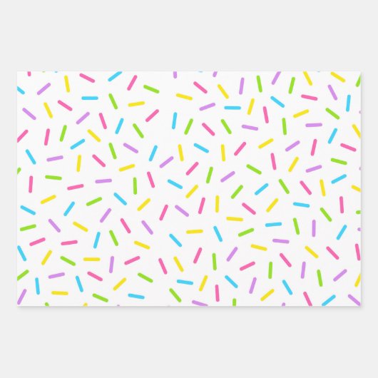 Süßes Leckereien Bonbons Geschenkpapier Set (Vorderseite 3)