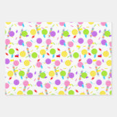 Süßes Leckereien Bonbons Geschenkpapier Set (Vorderseite)