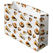 Süßes Leckereien Geschenktasche Große Geschenktüte (Rückseite Schrägansicht)
