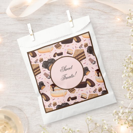 Süßes Leckereien Schokolade Donut Mocha Erdnuss Bu Geschenktütchen (Ausgeschnitten)