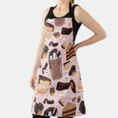 Süßes Leckereien Schokolade Donut Mocha Erdnuss Bu Schürze (InSitu)