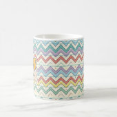 Süßes Lehrer Retro Schulmuster  Kaffeetasse (Mittel)