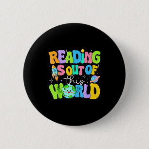 Süßes Lesen ist aus dieser Welt Raum Bücher Button