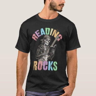 Süßes LESEN KLIPPT Bibliothekslehrer liest quer du T-Shirt