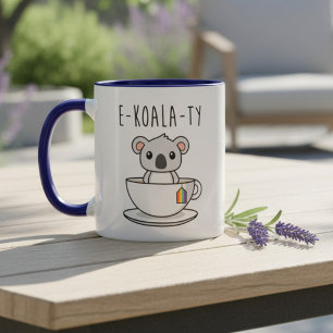 Süßes LGBTQ Koala Regenbogen Stolz Gleichheit Tasse