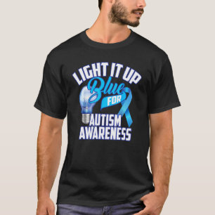 Süßes Licht Es Blau Für Autismus-Bewusstsein Für M T-Shirt