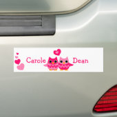 Süßes Liebe Owls Autoaufkleber (Auf Auto)