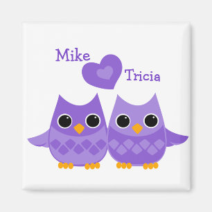 Süßes Liebe Owls Magnet