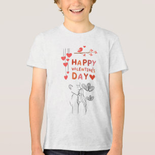 Süßes Liebespaar Tri-Blend Shirt