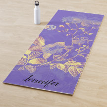 Süßes LILA personalisiertes Yoga Mat