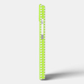Süßes Limettengrün geometrisches Muster - Kleiner Case-Mate iPhone Hülle (Rückseite / Links)