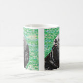 Süßes Little Sea Otter Gemälde Kaffeetasse (Mittel)