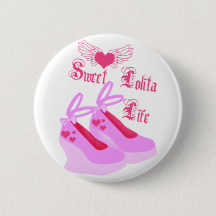 Süßes Lolita Leben Button